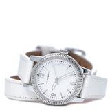  Shop Authentic Burberry Utilitarian White Dial White Leather Strap Watch for Women - BU7846 - Luxxuri