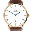  Shop Authentic Daniel Wellington Dapper St Mawes White Dial Brown Leather Strap Watch For Men - DW00100083 - Luxxuri