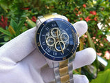  Shop Authentic Fossil Grant Sport Automatic Skeleton Blue Dial Two Tone Steel Strap Watch for Men - ME3141 - Luxxuri