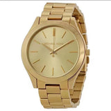  Shop Authentic Michael Kors Slim Runway Gold Dial Gold Stainless Steel Strap Watch for Women - MK3179 - Luxxuri