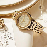  Shop Authentic Michael Kors Kinley Gold Dial Gold Steel Strap Watch for Women - MK6209 - Luxxuri