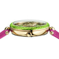  Shop Authentic Versace Palazzo Empire Green Dial Pink Leather Strap Watch for Women - VCO150017 - Luxxuri
