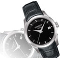  Shop Authentic Tissot T Trend Couturier Black Dial Black Leather Strap Watch For Women - T035.210.16.051.00 - Luxxuri