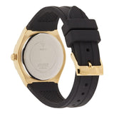  Shop Authentic Guess Cosmo Diamonds Gold Dial Black Rubber Strap Watch for Women - GW0034L1 - Luxxuri