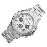  Shop Authentic Marc Jacobs Marc Chronograph Silver Dial Silver Steel Strap Watch for Men - MBM3155 - Luxxuri