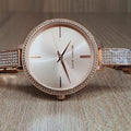  Shop Authentic Michael Kors Sofie Quartz Rose Gold Dial Rose Gold Steel Strap Watch For Women - MK3882 - Luxxuri