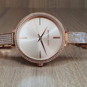  Shop Authentic Michael Kors Sofie Quartz Rose Gold Dial Rose Gold Steel Strap Watch For Women - MK3882 - Luxxuri
