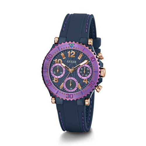  Shop Authentic Guess Cosmic Multifunction Blue Dial Blue Silicone Strap Watch For Women - GW0466L2 - Luxxuri