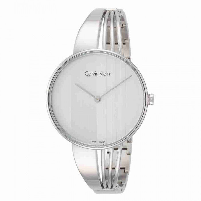  Shop Authentic Calvin Klein Drift Silver Dial Silver Steel Strap Watch for Women - K6S2N116 - Luxxuri