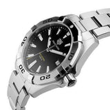  Shop Authentic Tag Heuer Aquaracer Black Dial Silver Steel Strap Watch for Men - WBD1110.BA0928 - Luxxuri
