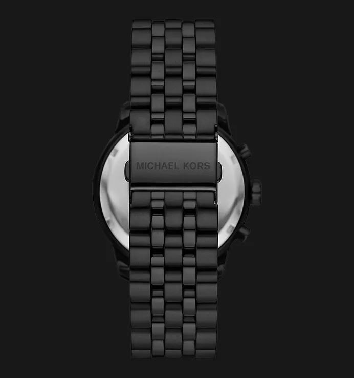  Shop Authentic Michael Kors Cunningham Chronograph Black Dial Black Steel Strap Watch For Men - MK8965 - Luxxuri