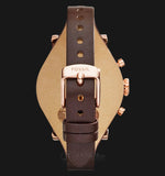  Shop Authentic Fossil Boyfriend White Dial Brown Leather Strap Watch for Women - ES3616 - Luxxuri