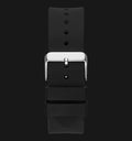 Guess Baguette Crystals Black Dial Black Silicone Strap Watch For Men - GW0208G1
