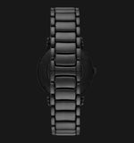  Shop Authentic Emporio Armani Meccanico Skeleton Black Dial Black Steel Strap Watch For Men - AR60045 - Luxxuri