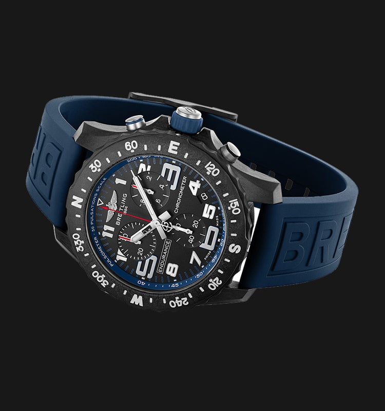  Shop Authentic Breitling Endurance Pro Black Dial Blue Rubber Strap Watch for Men - X82310D51B1S1 - Luxxuri