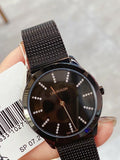  Shop Authentic Calvin Klein Minimal Diamonds Black Dial Black Mesh Bracelet Watch for Women - K3M22X2X - Luxxuri