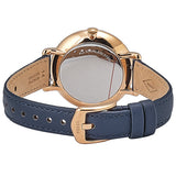  Shop Authentic Fossil Jacqueline Blue Dial Blue Leather Strap Watch for Women - ES4673 - Luxxuri