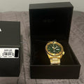  Shop Authentic Seiko 5 Sports HUF Limited Edition Green Dial Gold Steel Strap Watch For Men - SRPJ20 - Luxxuri
