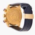 Shop Authentic Versace V-Ray Blue Chronograph Blue Dial Blue Leather Strap Watch for Men - VDB030014 - Luxxuri