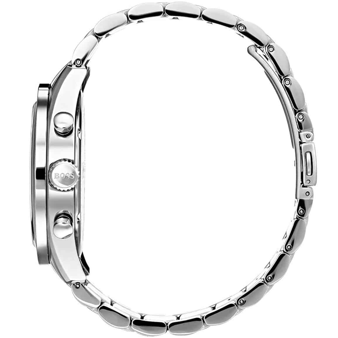  Shop Authentic Hugo Boss Trophy Chronograph Grey Dial Silver Steel Strap Watch for Men - 1513634 - Luxxuri