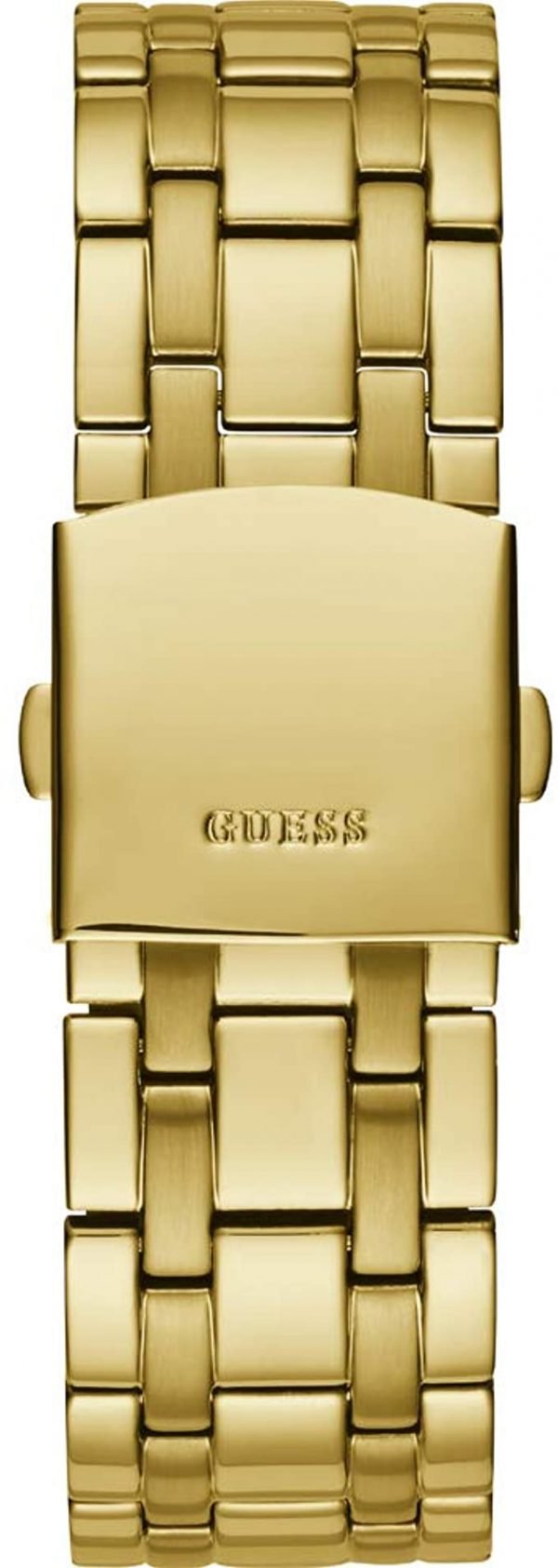 Guess Surge Chronograph Black Dial Gold Steel Strap Watch for Men - W1258G2