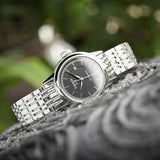  Shop Authentic Tissot Carson Automatic Black Dial Silver Steel Strap Watch For Women - T085.207.11.051.00 - Luxxuri