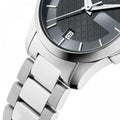  Shop Authentic Gucci G Timeless Grey Dial Silver Steel Strap Watch For Women - YA126522 - Luxxuri