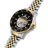  Shop Authentic Maserati SFIDA Automatic Skeleton Black Dial Two Tone Steel Strap Watch For Men - R8823140010 - Luxxuri