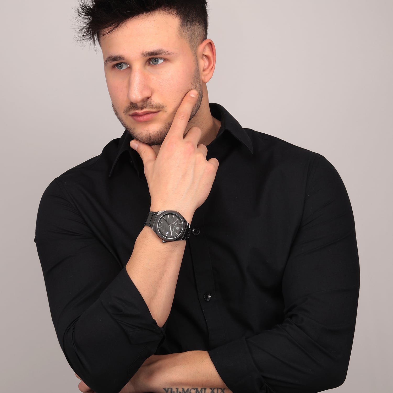  Shop Authentic Maserati Stile Quartz Black Dial Black Steel Strap Watch For Men - R8853142001 - Luxxuri