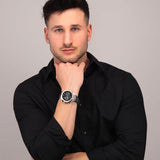  Shop Authentic Maserati Successo Chronograph Black Dial Silver Steel Strap Watch For Men - R8873621001 - Luxxuri