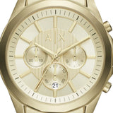  Shop Authentic Armani Exchange Drexler Chronograph Gold Dial Gold Steel Strap Watch For Men - AX2602 - Luxxuri