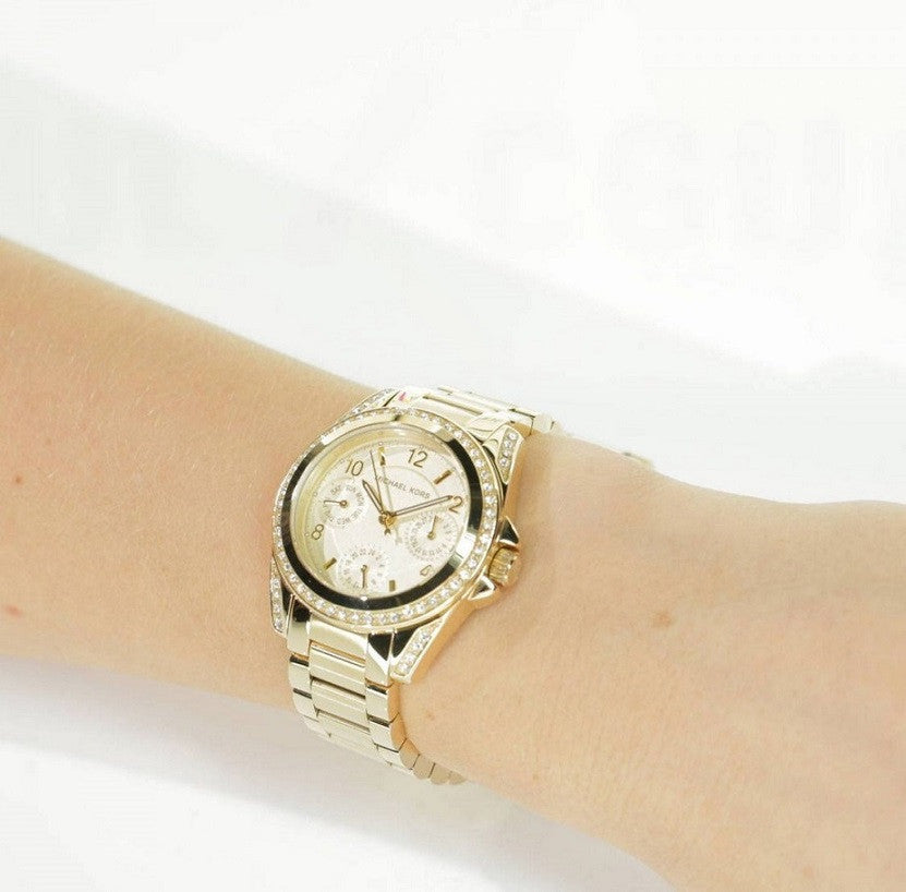  Shop Authentic Michael Kors Blair Gold Dial Gold Steel Strap Watch for Women - MK5639 - Luxxuri