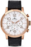  Shop Authentic Tommy Hilfiger Jake Multifunction White Dial Black Leather Strap Watch for Men - 1791236 - Luxxuri