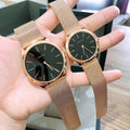  Shop Authentic Calvin Klein Minimal Black Dial Rose Gold Mesh Bracelet Watch for Women - K3M2262Y - Luxxuri