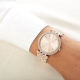 Shop Authentic Michael Kors Darci Rose Gold Dial with Diamonds Rose Gold Stainless Steel Strap Watch for Women - MK3192 - Luxxuri