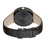  Shop Authentic Versace V-Metal Icon Black Dial Black Leather Strap Watch For Men - VQL030015 - Luxxuri