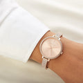  Shop Authentic Michael Kors Jaryn Quartz Rose Gold Dial Rose Gold Steel Strap Watch For Women - MK3785 - Luxxuri