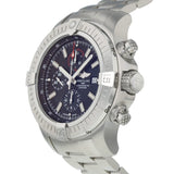  Shop Authentic Breitling Super Avenger Chronograph 48 Black Dial Silver Steel Strap Watch for Men - A13375101B1A1 - Luxxuri