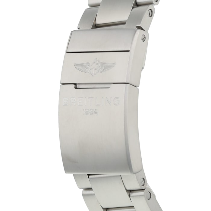  Shop Authentic Breitling Super Avenger Chronograph 48 Black Dial Silver Steel Strap Watch for Men - A13375101B1A1 - Luxxuri