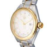  Shop Authentic Tag Heuer Formula 1 Diamonds Mother of Pearl White Dial Two Tone Steel Strap Watch for Women - WBJ1421.BB0648 - Luxxuri