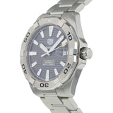  Shop Authentic Tag Heuer Aquaracer Calibre 5 Grey Dial Silver Steel Strap Watch for Men - WBD2113.BA0928 - Luxxuri