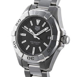  Shop Authentic Tag Heuer Aquaracer Quartz Black Dial Silver Steel Strap Watch for Women - WBD1410.BA0741 - Luxxuri