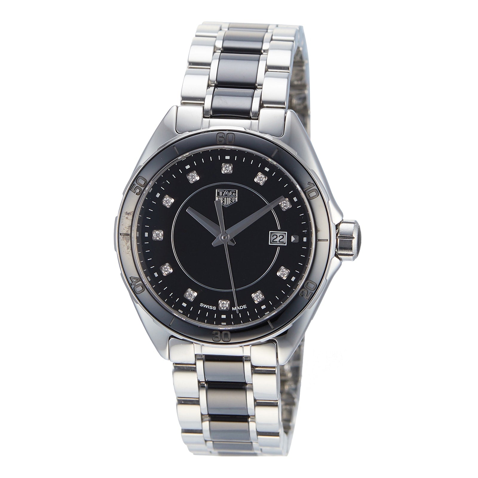 Shop Authentic Tag Heuer Formula 1 Diamonds Black Dial Two Tone Steel Strap Watch for Women - WBJ141AB.BA0973 - Luxxuri