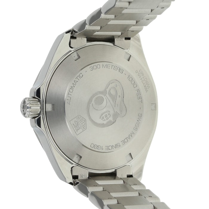  Shop Authentic Tag Heuer Aquaracer Automatic Black Dial Silver Steel Strap Watch for Men - WAY2110.BA0928 - Luxxuri