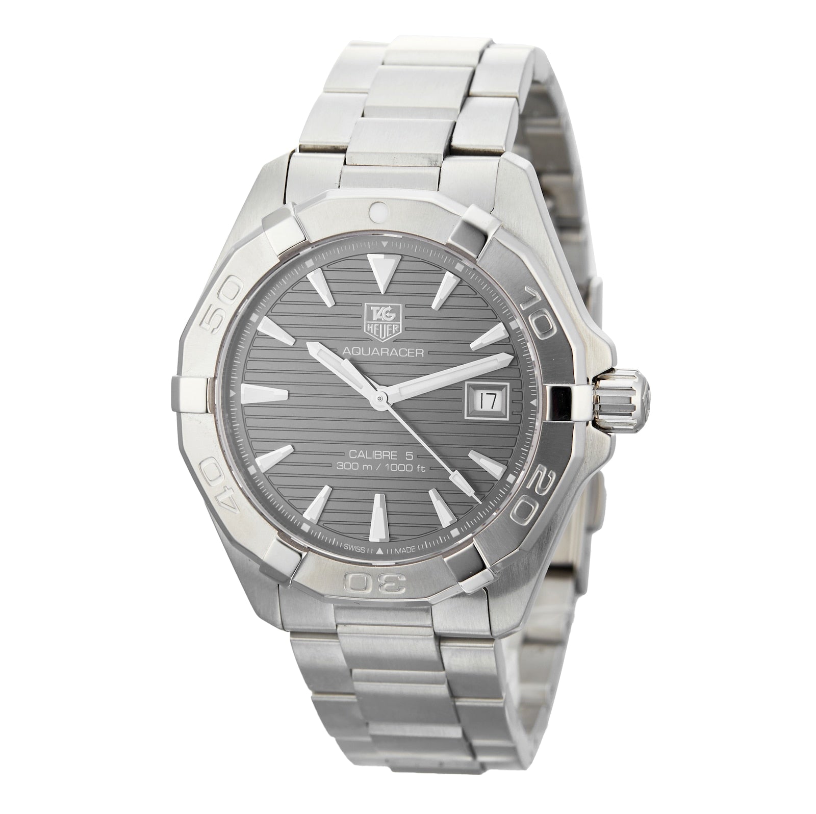  Shop Authentic Tag Heuer Aquaracer Anthracite Dial Watch for Men - WAY2113.BA0928 - Luxxuri