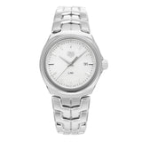  Shop Authentic Tag Heuer Link Quartz Mother of Pearl Dial Silver Steel Strap Watch for Women - WBC1310.BA0600 - Luxxuri