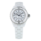  Shop Authentic Chanel J12 Ceramic White Dial White Steel Strap Watch for Women - J12 H0968 - Luxxuri