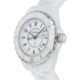  Shop Authentic Chanel J12 Ceramic White Dial White Steel Strap Watch for Women - J12 H0968 - Luxxuri
