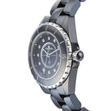  Shop Authentic Chanel J12 Quartz Diamonds Black Dial Black Steel Strap Watch for Women - J12 H5701 - Luxxuri