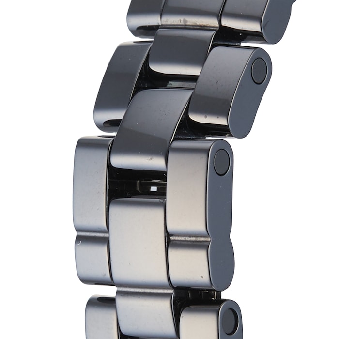  Shop Authentic Chanel J12 Quartz Diamonds Black Dial Black Steel Strap Watch for Women - J12 H5701 - Luxxuri